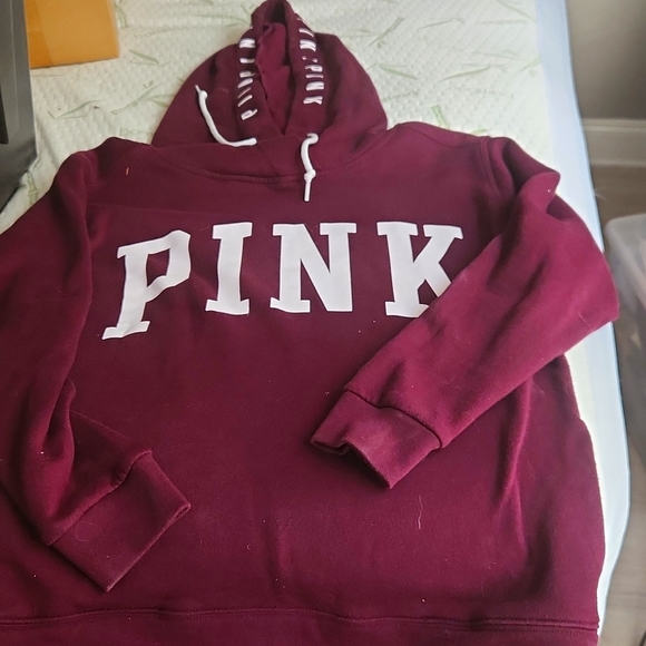 PINK Victoria's Secret Tops - PINK Victoria's Secret drawstring hoodie ladies XS